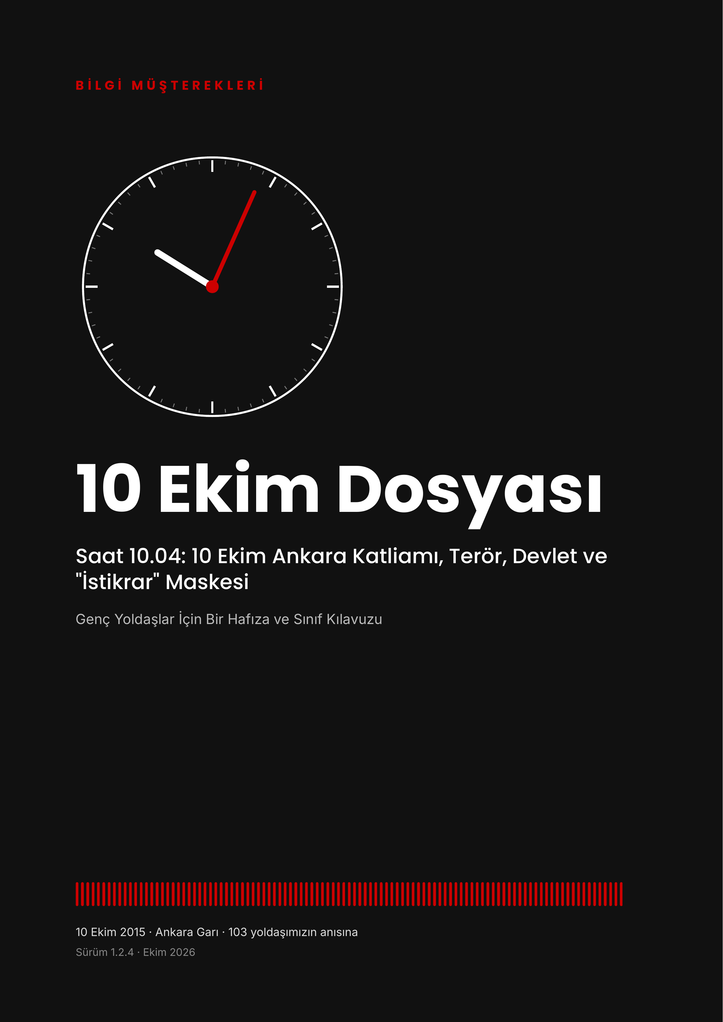 Kapak: 10 Ekim Dosyası